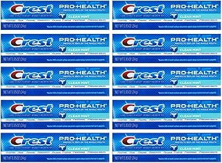 Crest Pro-Health, Clean Mint Toothpaste, 0.85 oz (24g) - Pack of 10
