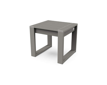 ® Edge End Table by Polywood – High Density Polyethylene, Slate Grey, Model 4608-GY