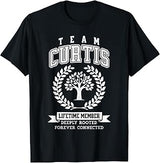 Team Curtis Last Name Surname Custom Family Reunion T-Shirt