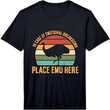 Mens Emu Design for an Emu Birder Performance T-Shirt