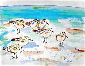 PM1089 Seven Sanderlings Place Mat - Set of 4