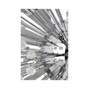 Vera 38 Light Pendant by Lighting Design – Metal, Clear, Model 2550D48C