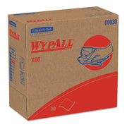 Wypall 05930 X80 Pop-up Wipers – 9.8" Length x 16.4" Width, Red (5 Boxes of 80) (Pack of 5)