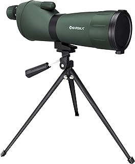 Barska 20-60x60mm Colorado Zoom Straight Spotting Scope Waterproof with Flip-Down Lens for Target Shooting Range Hunting Birding