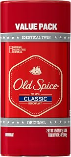 Classic Deodorant for Men by Old Spice – 3.25 Ounce (Pack of 2), red, Model I00023098