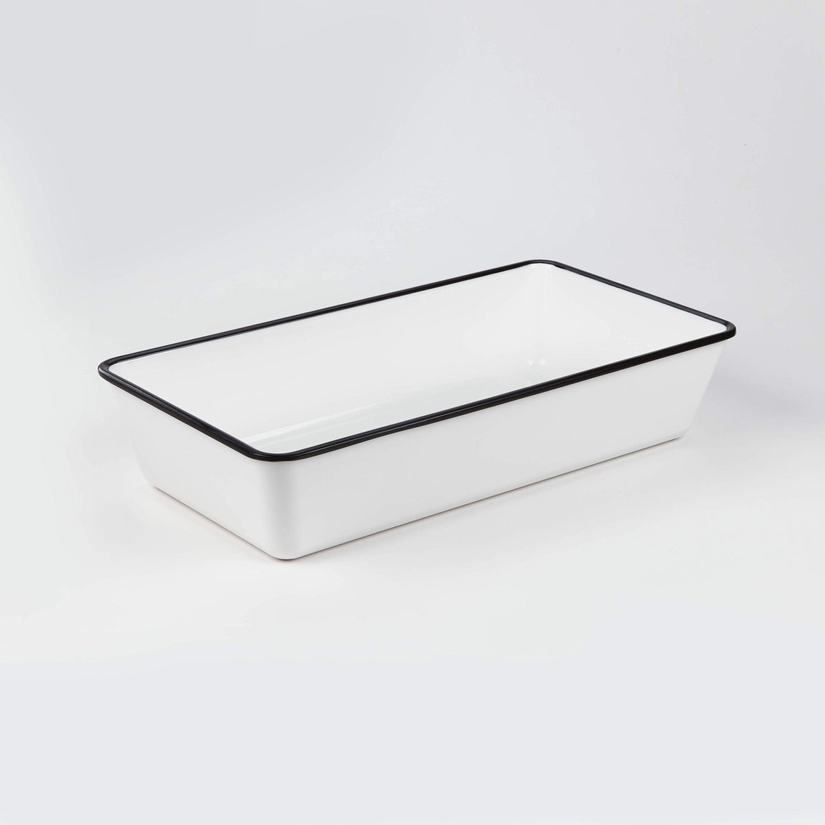 White Melamine Bowl by American Metalcraft – 144 oz., 144.0 ounces, Melamine, White, black rimmed, Model MRW815