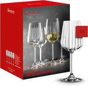Spiegelau & Nachtmann Red Wine Glasses, Glass, White wine glass set, 4 pieces.