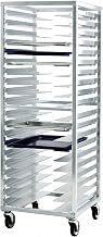 New Age 1642 Mobile Universal Pan Rack 24-1/2"W x 26"D x 71-1/8"H with 20 Pan Slides