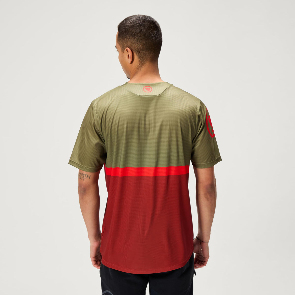 Mens SingleTrack Mountain Cycling Core T Tweed Green by Endura – Large, Polyester, Tweed Green, Model E3232