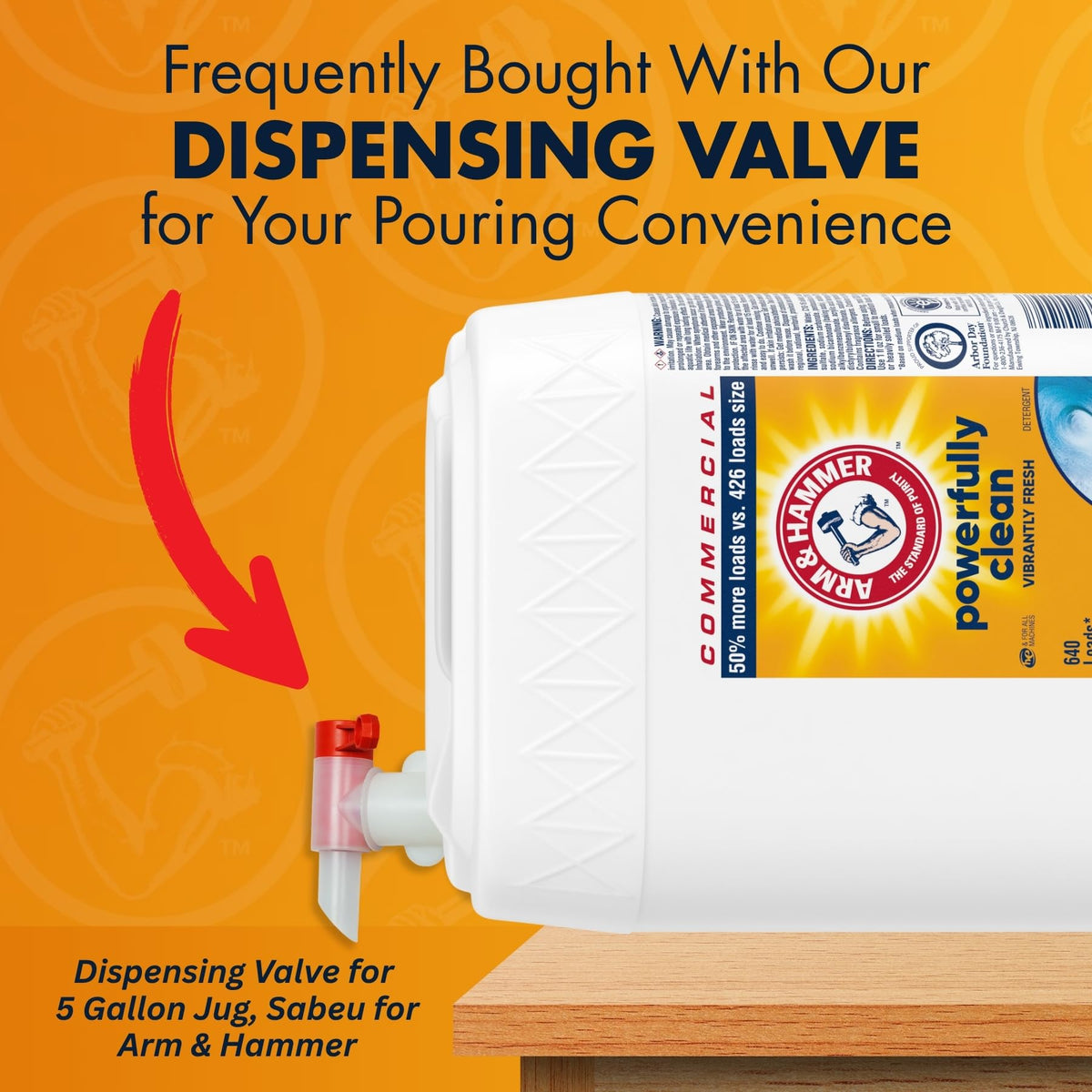 ARM & HAMMER 640 Fl Oz (Pack of 1) / Clean Burst / Blue Liquid Detergent