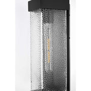 Swain One Light Outdoor Wall Sconce Black by Lighting Design – Iron, Black