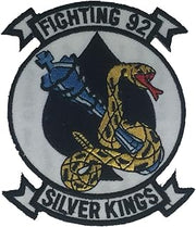 US Navy Fighting 92 "Silver Kings Patch - Color - Veteran Owned Business