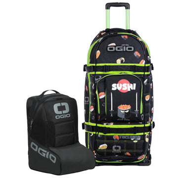 Rig 9800 Pro Wheeled Gear Bag With Boot Bag LE Sushi by OGIO – One Size, 125 liters, Nylon, Sushi, Model 801003.23