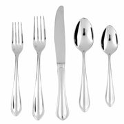 Forge 18/10 Stainless Steel Flatware Solid Handle Steak Knife by Fortessa – Steak Knife, Stainless Steel, Silver, Pack of 12, Model 1.5.109.00.006
