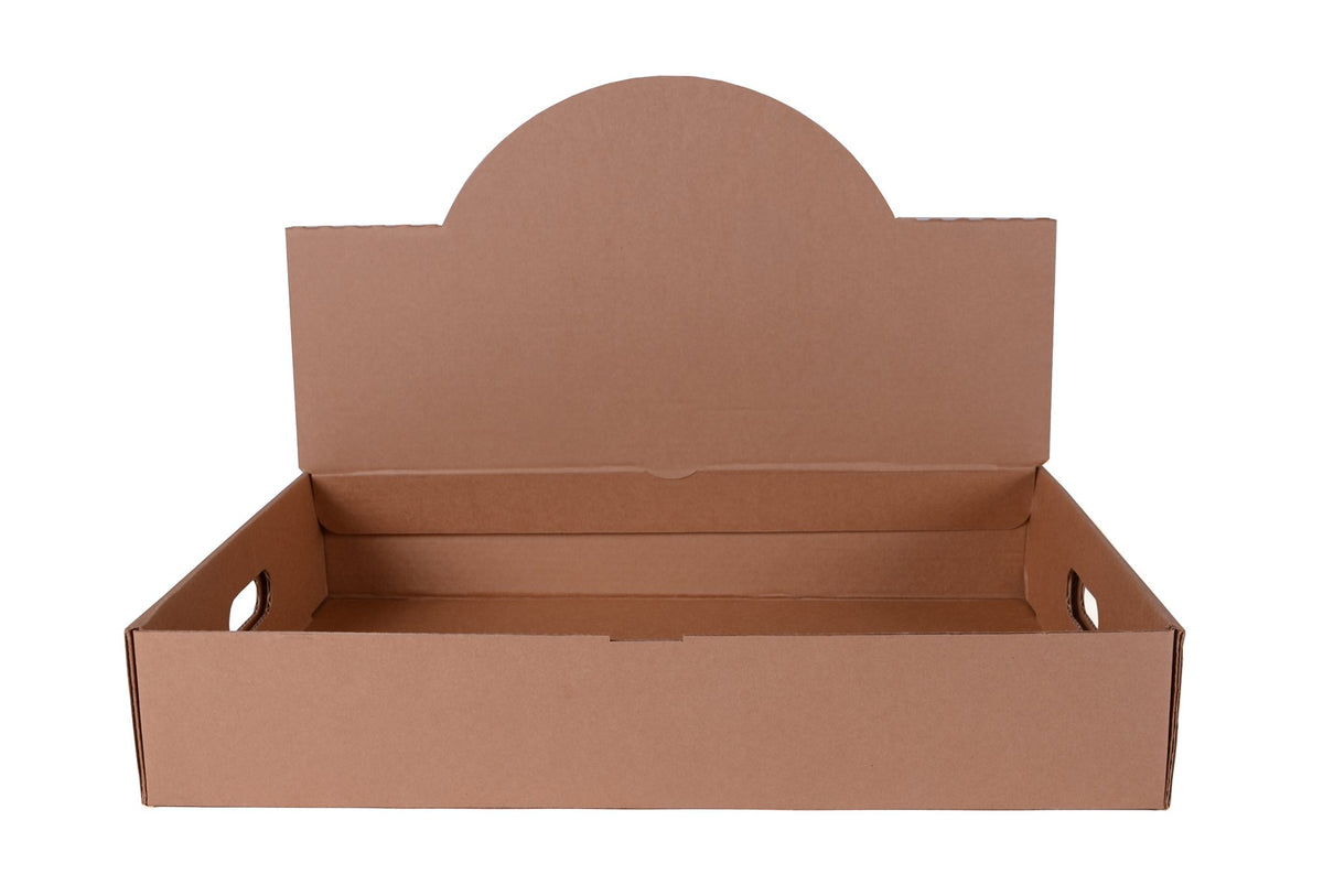 SOUTHERN CHAMPION TRAY 1 / Kraft Non-Window / 21-1/2" x 14-5/8" x 15-3/8" Bakery Take Out Containers