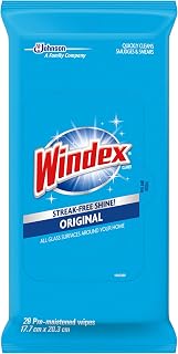 Windex Glass and Multi-Surface Cleaning Wipes, 28 Count - Pack of 6 (168 Total Wipes)