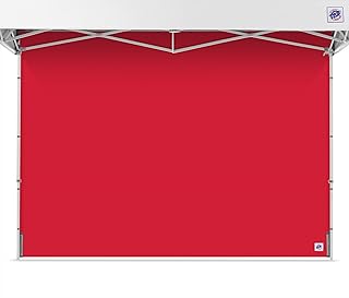 E-Z UP PRO Single Sidewall, Fits 10' x 10' Straight Leg Canopy, Heavy Duty Fabric, Punch