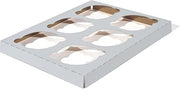 SOUTHERN CHAMPION TRAY 1010 Clay Coated Kraft Paperboard 6-ct Cupcake Insert, 8-7/8" Length x 6-7/8" Width x 3/4" Height (Case of 200)