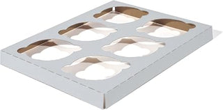 SOUTHERN CHAMPION TRAY 1010 Clay Coated Kraft Paperboard 6-ct Cupcake Insert, 8-7/8" Length x 6-7/8" Width x 3/4" Height (Case of 200)