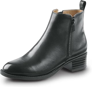 SR Max Womens Black Ramey MaxTrax Soft Toe SRO Side-Zip Dress Shoe