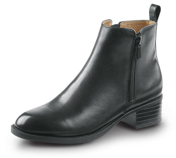 Womens Black Ramey MaxTrax Soft Toe SRO Side-Zip Dress Shoe 5.5 M by SR Max – 5.5, Black, Model SRM507