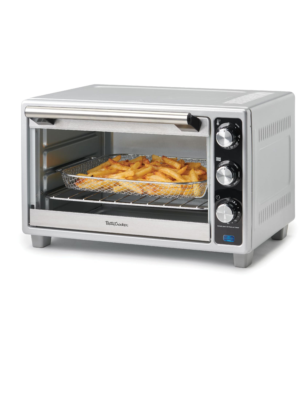 Betty Crocker Silver / 6-Slice / 0.8 cubic_feet Toaster Ovens