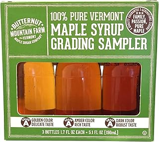 Butternut Mountain Farm Vermont Maple Syrup Grading Sampler