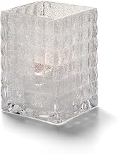 Hollowick 1533CJ Optic Block Lamp, 2-5/8"W x 3-3/4"H, Clear Jewel
