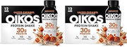 Oikos Protein Shake, Salted Caramel, 30g High Protein Drinks, Shelf Stable, Ready to Drink, 5g Prebiotic Fiber, 12 fl oz Bottle,(Pack of 24)