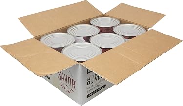 Savor Imports Sliced Ripe Olives, Number 10 Can -- 6 per case.
