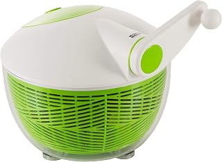 Kuhn Rikon Salad Spinner with Side Handle and Instant-Stop Button, 26 cm