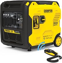 Champion Power Equipment 6500-Watt Wireless Remote Start Ultra Quiet Tri Fuel RV Ready Portable Inverter Generator with StartLINK and Free 3-Year Warranty