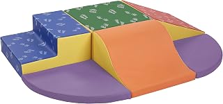 ECR4Kids SoftZone Little Me Foam Wall Climber - Indoor Active Play Structure for Toddlers and Kids - Soft Foam Play Set, Primary