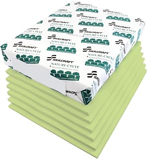 AbilityOne 7530013982682 - Neon Colored Copy Paper - Processed Chlorine Free - Neon Green - 500 units