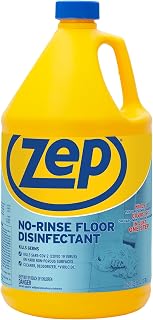 Zep No Rinse Floor Disinfectant, Blue (ZUNRS128)