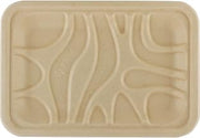 World Centric Fiber Trays, PLA Lined, PFAS Free, 8.2 x 5.7 x 0.7, Natural, 500/Carton (TRSC2SLLF)
