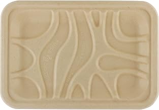 World Centric Fiber Trays, PLA Lined, PFAS Free, 8.2 x 5.7 x 0.7, Natural, 500/Carton (TRSC2SLLF)