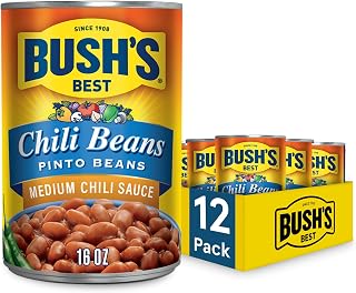 Bush's Best Bush's Pinto Beans in a Medium Chili Sauce 12-16 oz