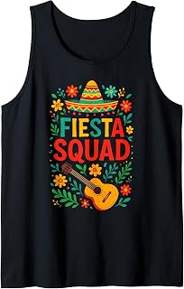Fiesta Squad - Cinco Mayo Mexican Party Tank Top