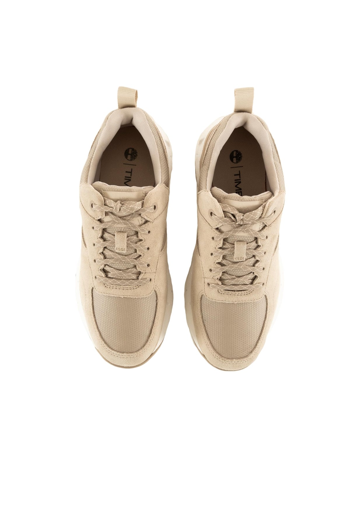 Voyager Park ReBOTL Men's Low Trainers Taupe Leather & Textile by Timberland – 8, Light Taupe, Model 9300000225397703