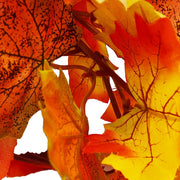 Onetoy Maple Leaf Garland, 6 Ft, Set of 3, Artificial Fall Vine