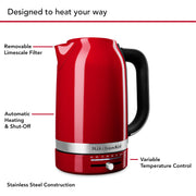 KitchenAid Empire Red / 1.8 Quarts / 1.7 liters Electric Kettles