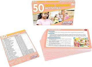Junior Learning 50 Social Scenario Activities, Multicolor