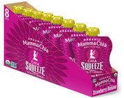 Mamma Chia Strawberry Banana / 3.5 Ounce (Pack of 16) / Natural Fruit Snacks
