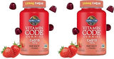 Garden of Life Vitamin Code CoQ10 Gummies - Heart Health and Cellular Energy Support with Prebiotics and Probiotics, Gluten-Free, Non-GMO, Strawberry Flavor, 60 Gummies (Pack of 2)