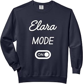 Elara Mode On Name Comfort Colors Adult Sweatshirt