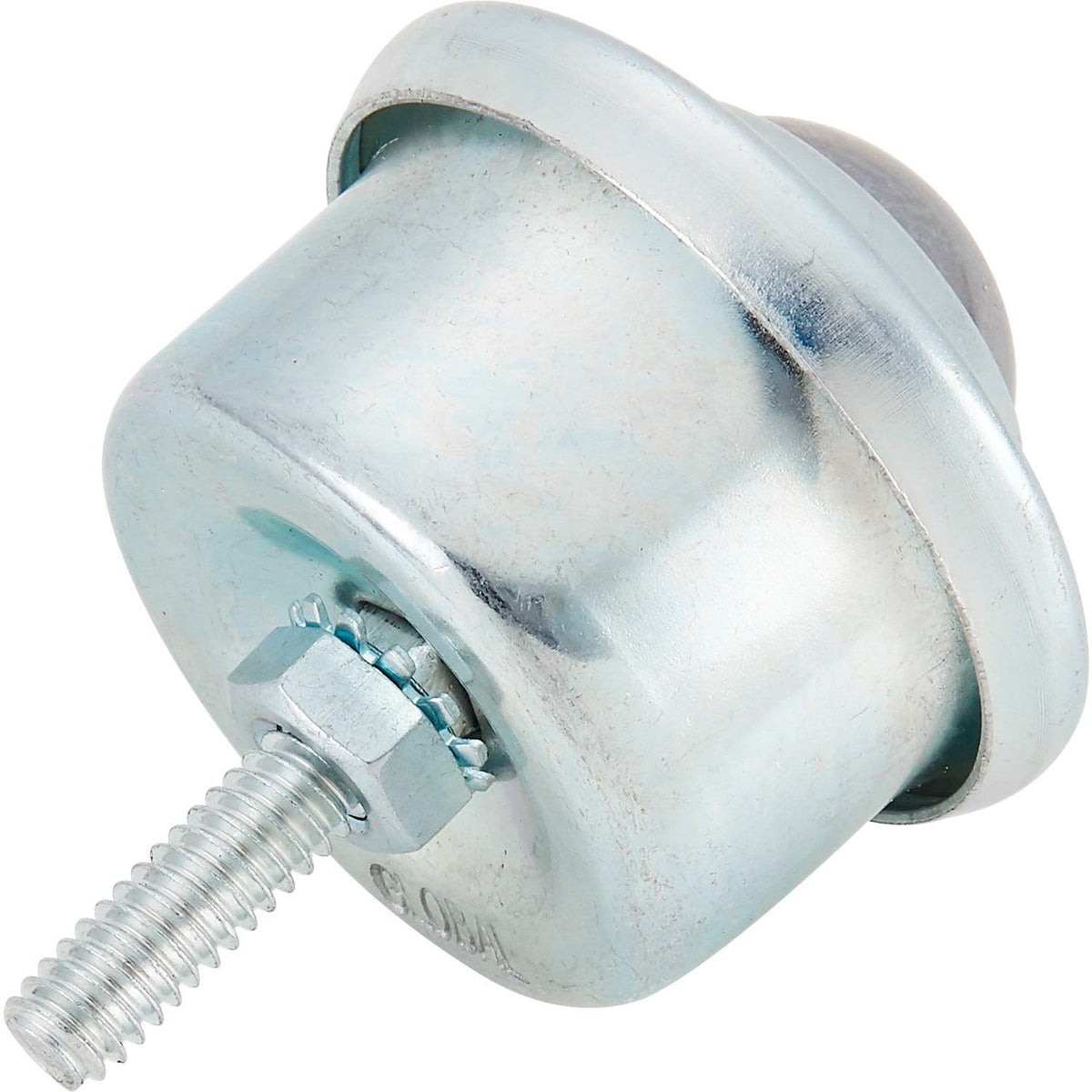 1" Diameter Stud Mount Ball for Ball Transfer Conveyor Tables by Global Industrial – Steel, Silver, Model BT254-0310