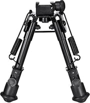 BarskaBarska High Profile Adjustable Bipod 8 to 10 Inch with Foldable Legs for Picatinny Rail or Swivel Stud Mount
