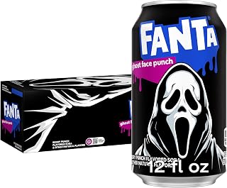 Fanta Ghost Face Punch Fridge Pack Cans, 12 fl oz, 12 Pack