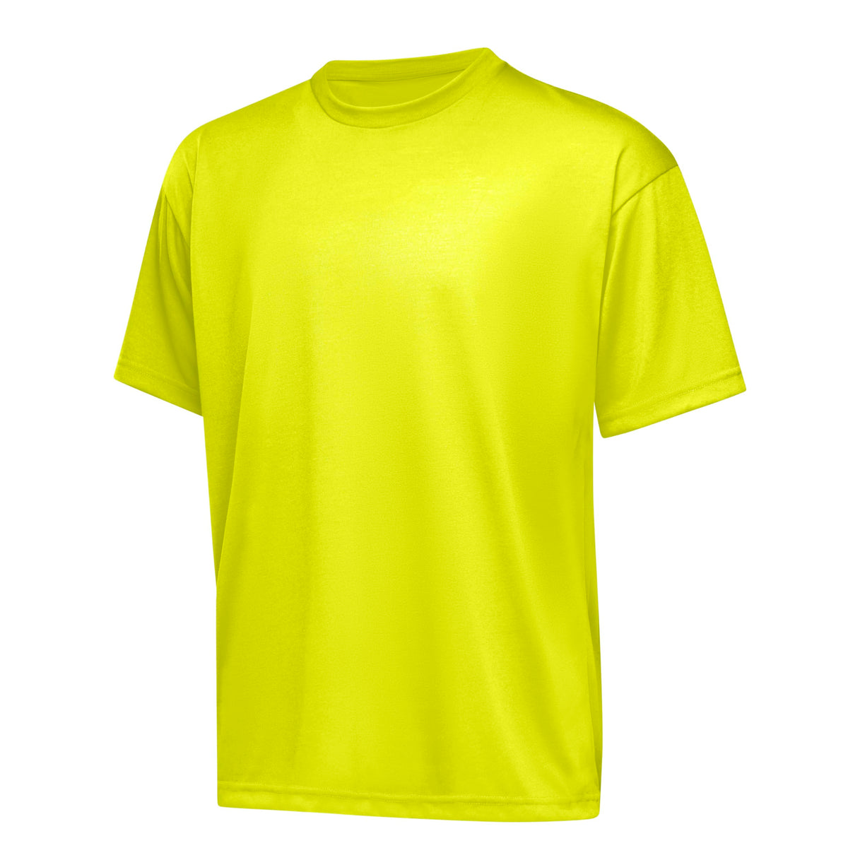 Men's Performance Short-Sleeve Core Tee by Red Kap – Polycotton, Yellow Lime, Model SK4SYL SS XL